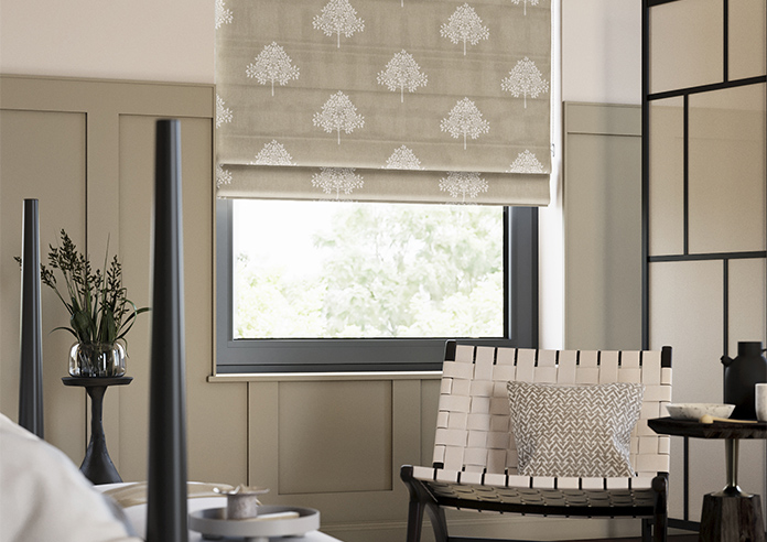 William Morris At Home Marigold Tree Embroidery, Linen - Roman Blind - Image 5